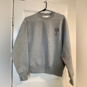 Ami Alexandre Mattiussi Grey Sweater